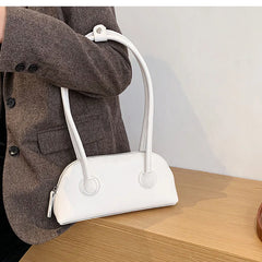 Small PU Leather Shoulder Bag Women's Handbag Lady Tote Bag