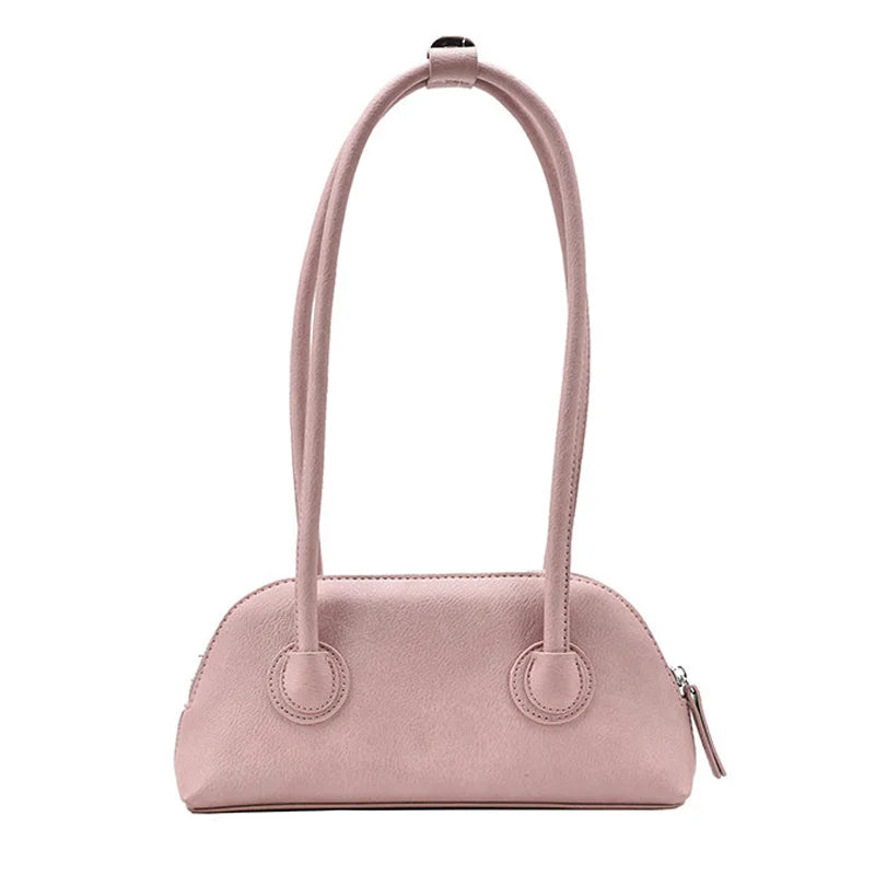 Small PU Leather Shoulder Bag Women's Handbag Lady Tote Bag