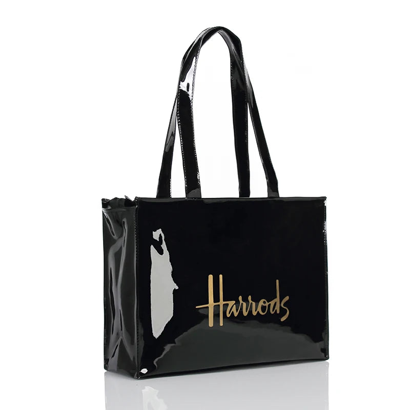 Stylish PVC Reusable Shopping Purse Eco Friendly Tote Bag
