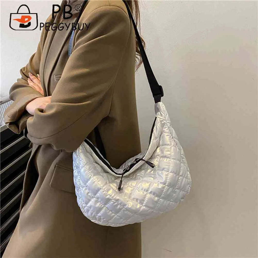 Quilted Rhombus Pattern Top-handle Bag for Women
