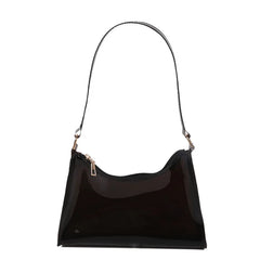 Transparent PVC Jelly Shoulder Bag Zip Underarm Summer Candy Bag
