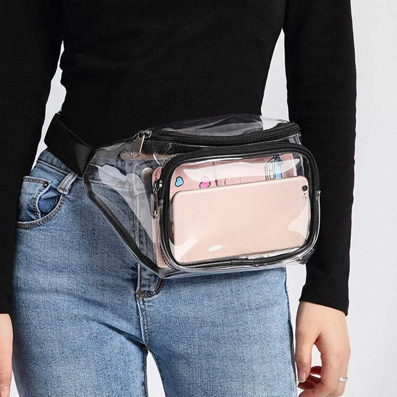 Transparent Waterproof Waist Bag for Men Women, Travel Beach Concerts