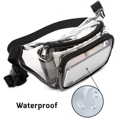 Transparent Waterproof Waist Bag for Men Women, Travel Beach Concerts