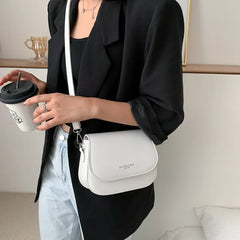 Solid Wild Flap Shoulder Bag Lady Small Women's Handbag
