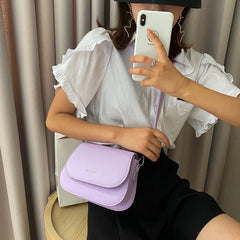 Women's Solid Wild Flap Shoulder Bag Lady Small Handbags