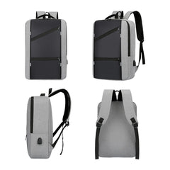 USB Charging Men's Backpack Waterproof Business Laptop Rucksack
