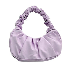 Pleated Cloud Bag Handbag for Graduation