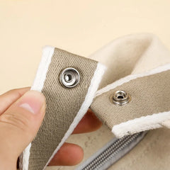Waterproof Canvas Makeup Pouch Cosmetic Bag Women Makeup Organizer Toiletry Bag