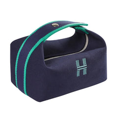 Waterproof Canvas Makeup Pouch Cosmetic Bag Women Makeup Organizer Toiletry Bag