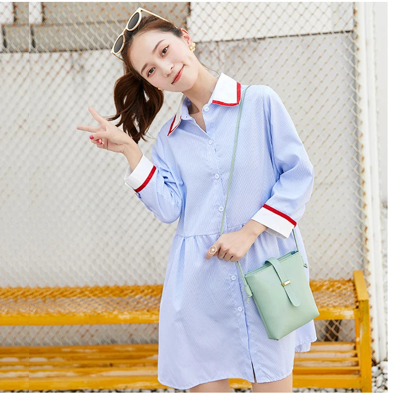 Women PU Leather Bucket Bag Zipper Crossbody Shoulder Casual Messenger Bag