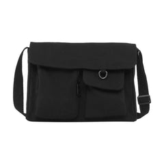 Canvas Shoulder Bag for Women Ladies Pouch Tote with Adjustable Strap