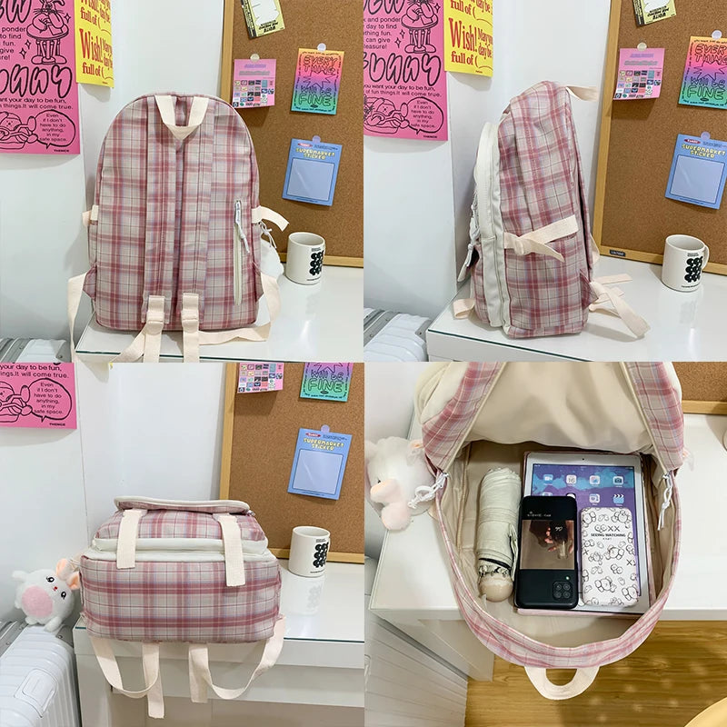 Women College Student Schoolbag Waterproof Teenage Girls Bag Female Travel