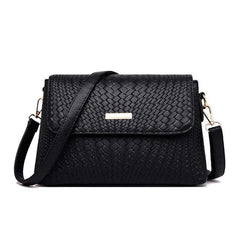 Women Flap Messenger Bag PU Leather Crossbody Lady Shoulder Casual Purse