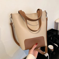 Retro PU Leather Shoulder Bag