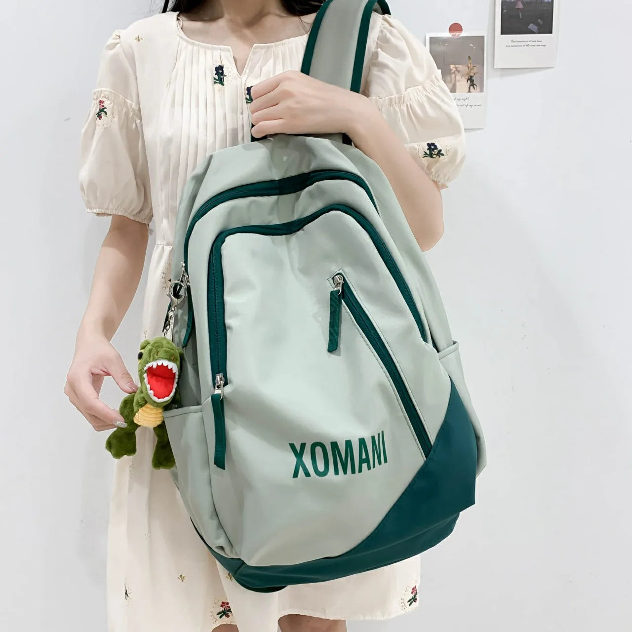 Harajuku Small Backpacks Waterproof Nylon School Bags Ladies