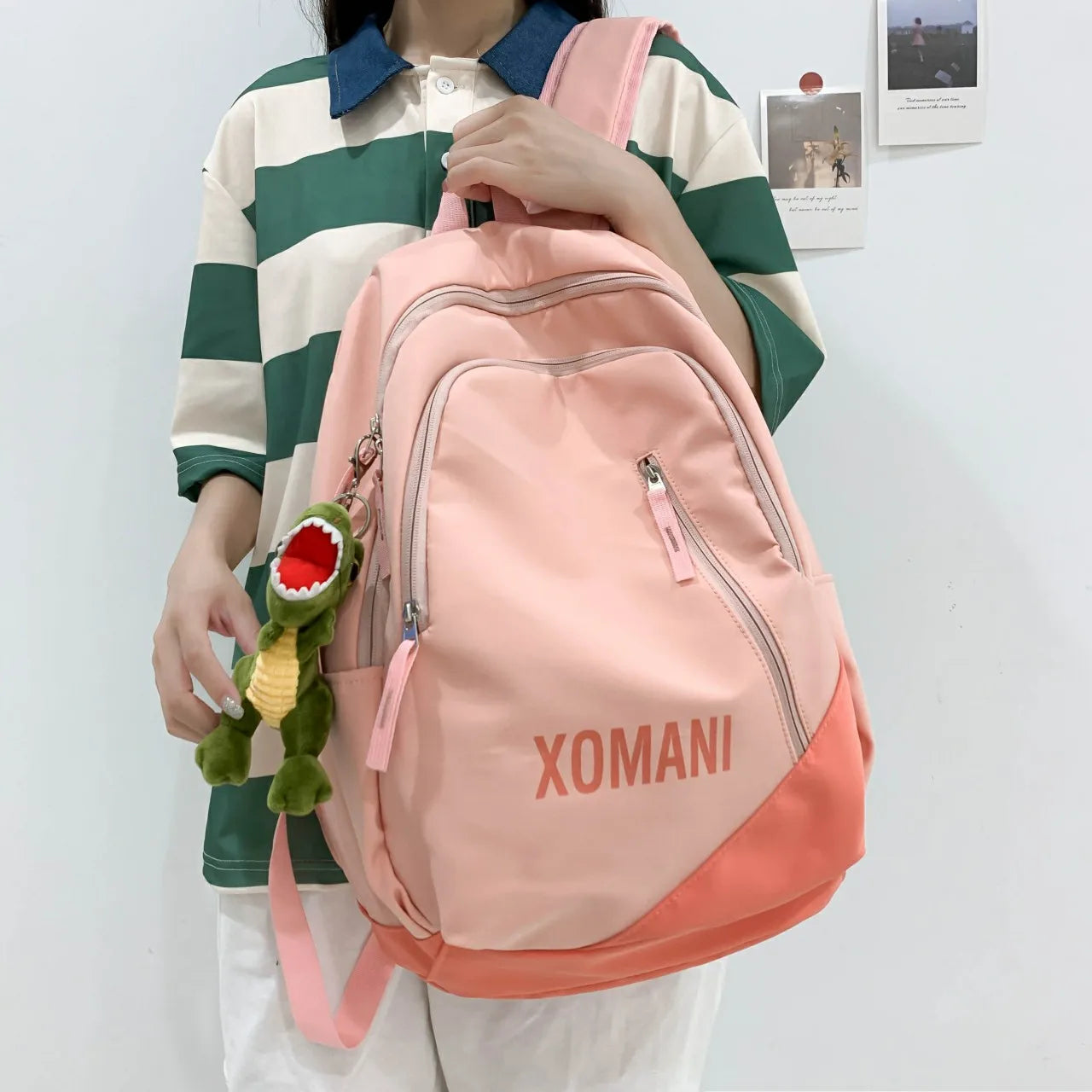 Harajuku Small Backpacks Waterproof Nylon School Bags Ladies