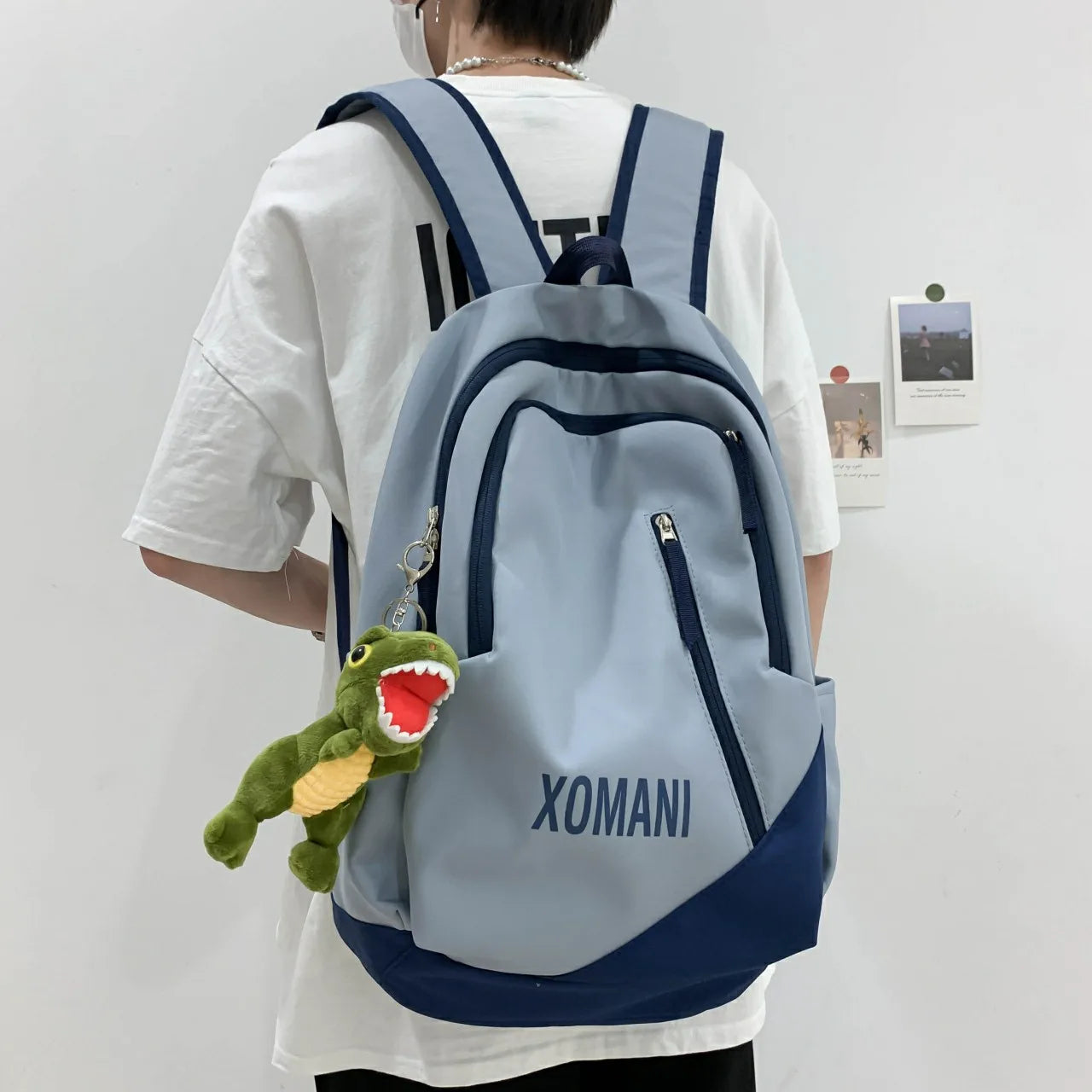 Harajuku Small Backpacks Waterproof Nylon School Bags Ladies