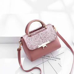 Sequin PU Crossbody Shoulder Bag Women