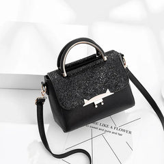 Sequin PU Crossbody Shoulder Bag Women