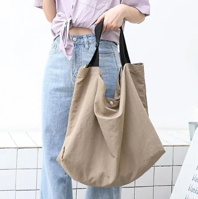 Leisure Art Canvas Travel Bag Waterproof Nylon Shoulder Bag