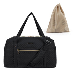 Simple Plaid Travel Bag for Women Large-capacity Waterproof Handbag