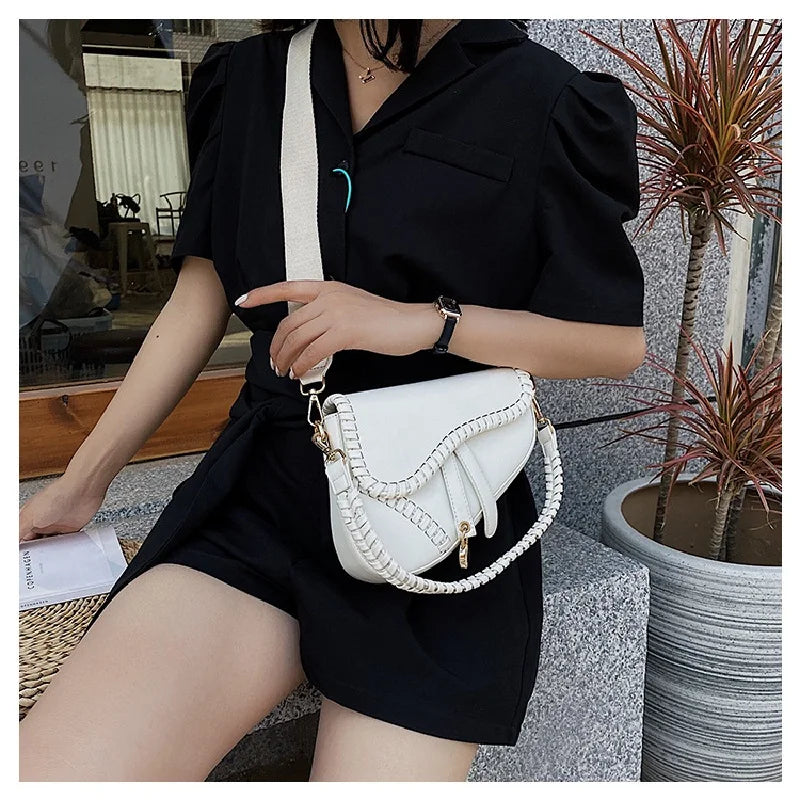 Single Shoulder Bag Underarm Bag Saddle Bag Woman Travel Handbag