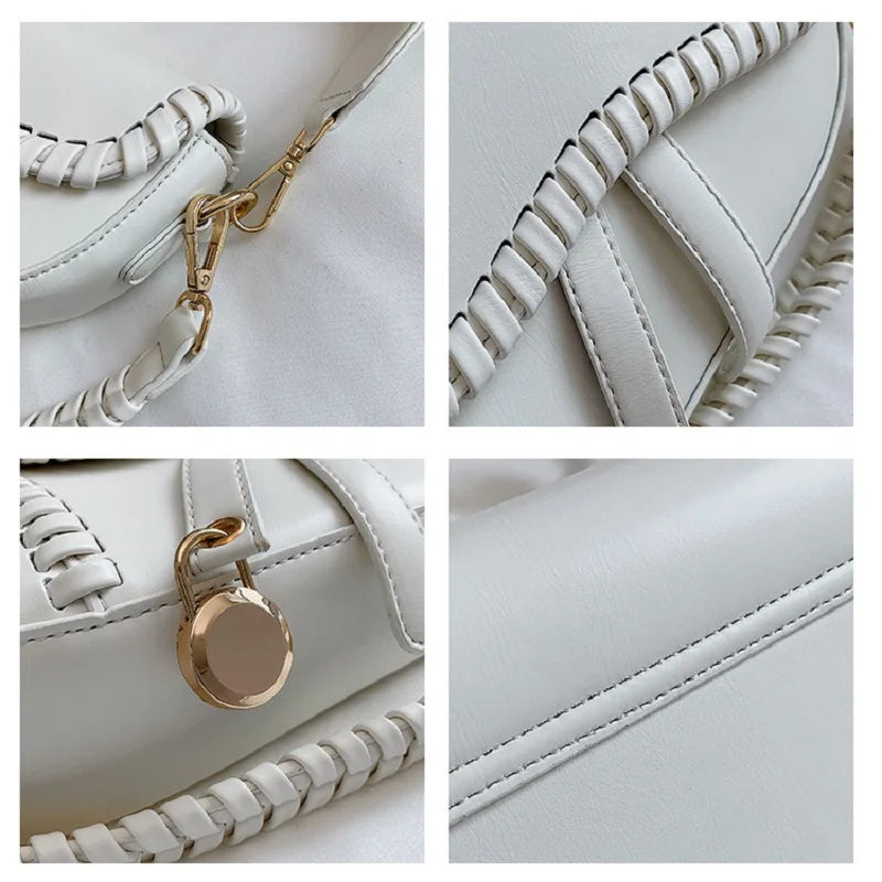 Single Shoulder Bag Underarm Bag Saddle Bag Woman Travel Handbag