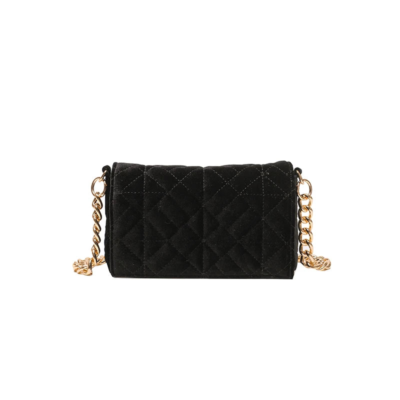 Single Shoulder Bags Women Handbag Purse Velvet Chain Lady Clutches