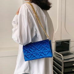 Single Shoulder Bags Women Handbag Purse Velvet Chain Lady Clutches
