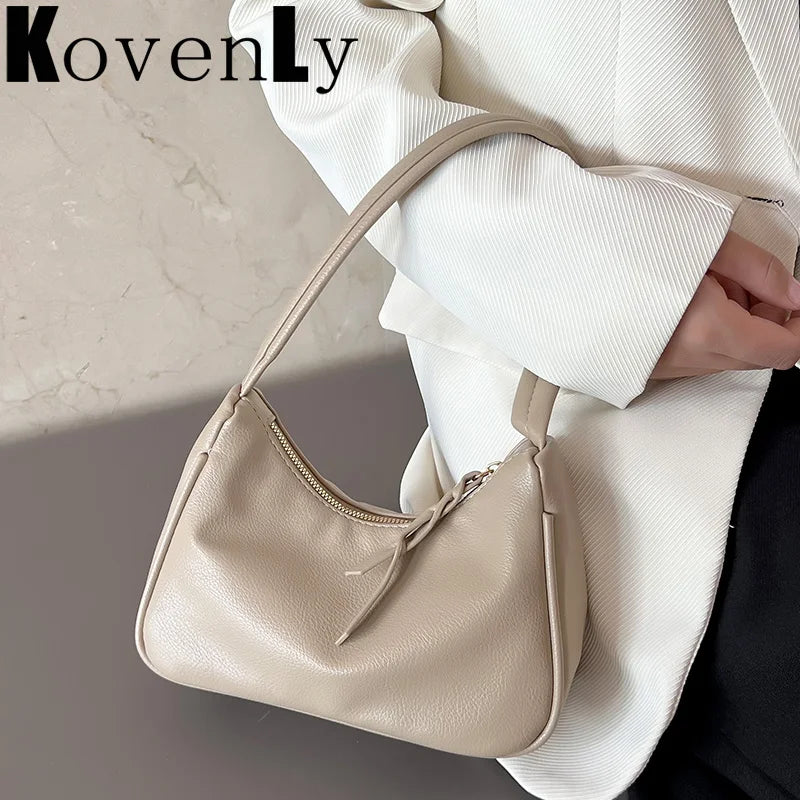 Women's Single Shoulder Bag French Style Handbag and Purse