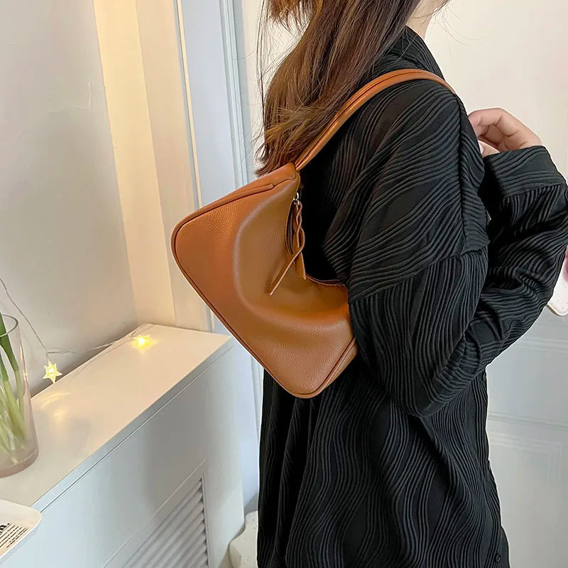 Women's Single Shoulder Bag French Style Handbag and Purse