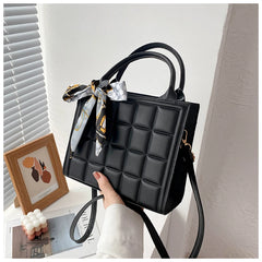 Single Strap Women Handbags PU Leather Shoulder Handbag Soft Solid C