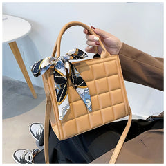 Single Strap Women Handbags PU Leather Shoulder Handbag Soft Solid C