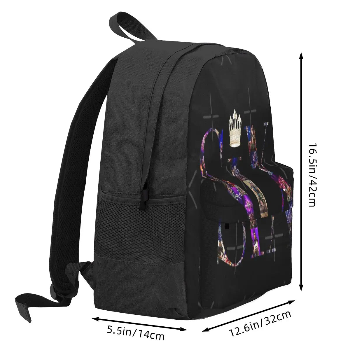 Six The Musical Collage Backpacks Men's Backpacks Bags For Women Plain