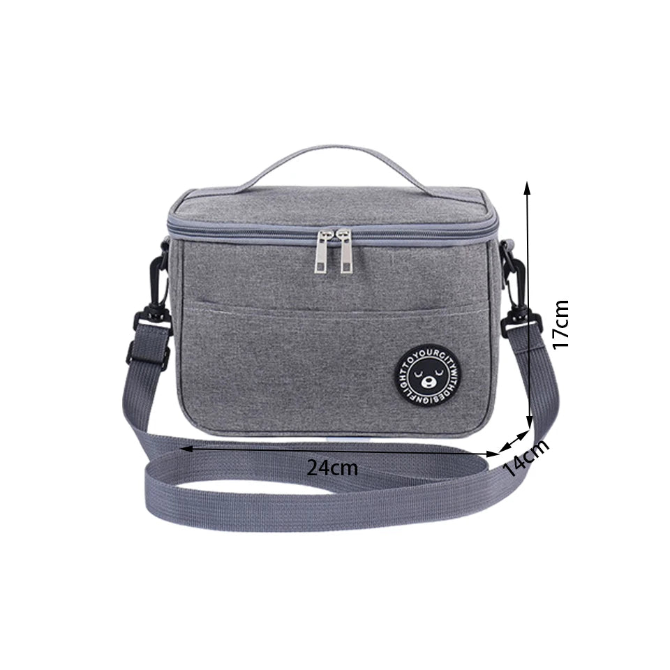 Small Food Thermal Lunch Box Bag Waterproof Cooler Lunchbox