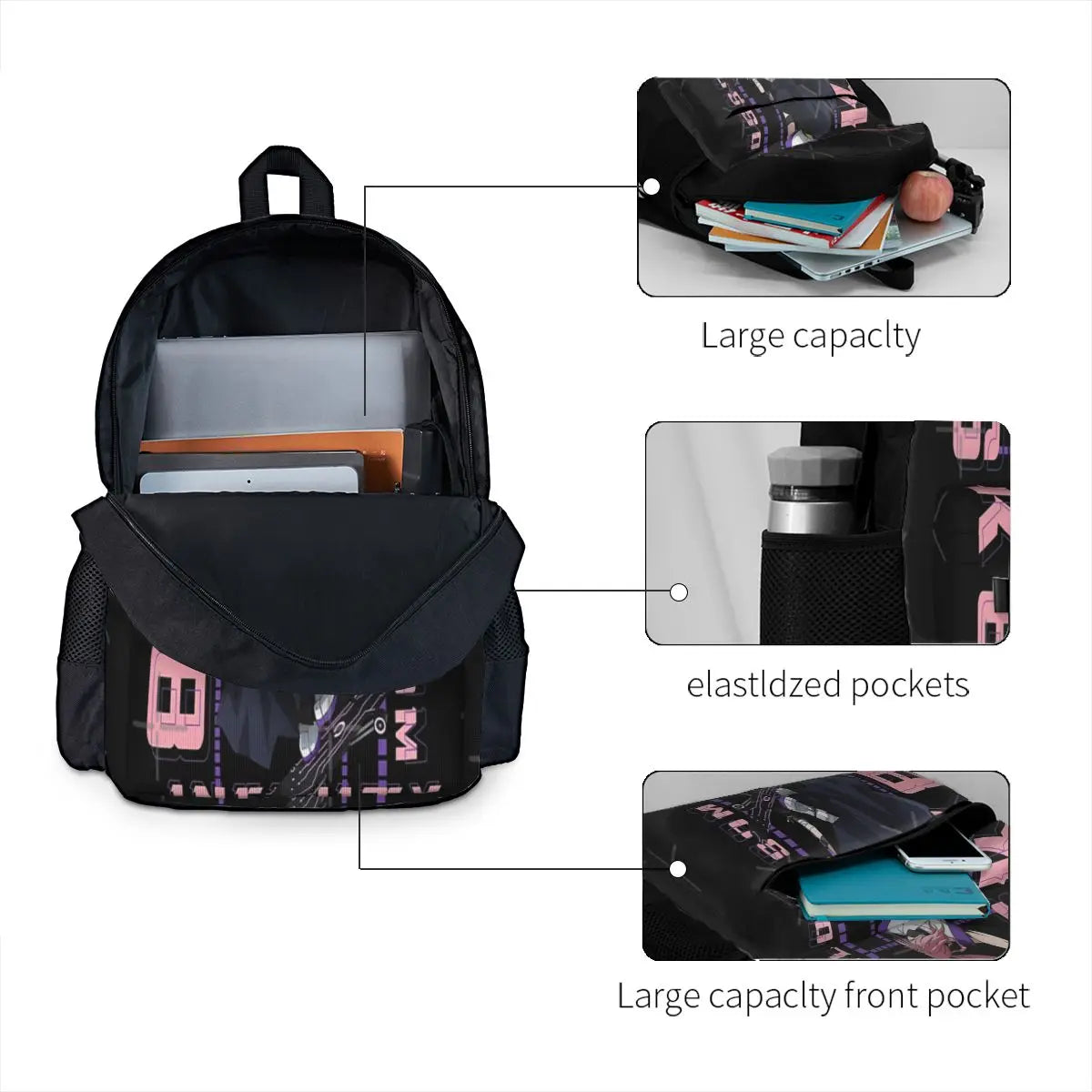 Sk8 The Infinity - Cherry Backpacks Men's Backpacks Bags For Women Travel