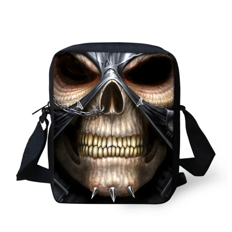 Skeleton Women Mini Cross-body Bag Casual Messenger Bags Capacity Shoulder Pocke