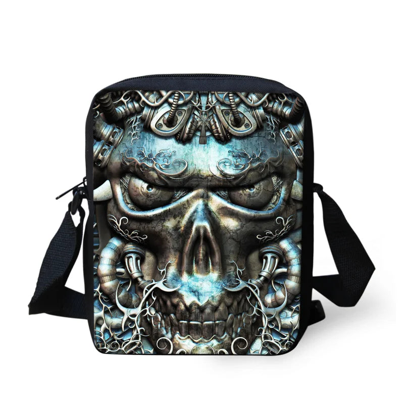 Skeleton Women Mini Cross-body Bag Casual Messenger Bags Capacity Shoulder Pocke