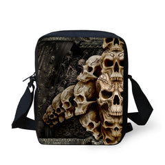 Skeleton Women Mini Cross-body Bag Casual Messenger Bags Capacity Shoulder Pocke