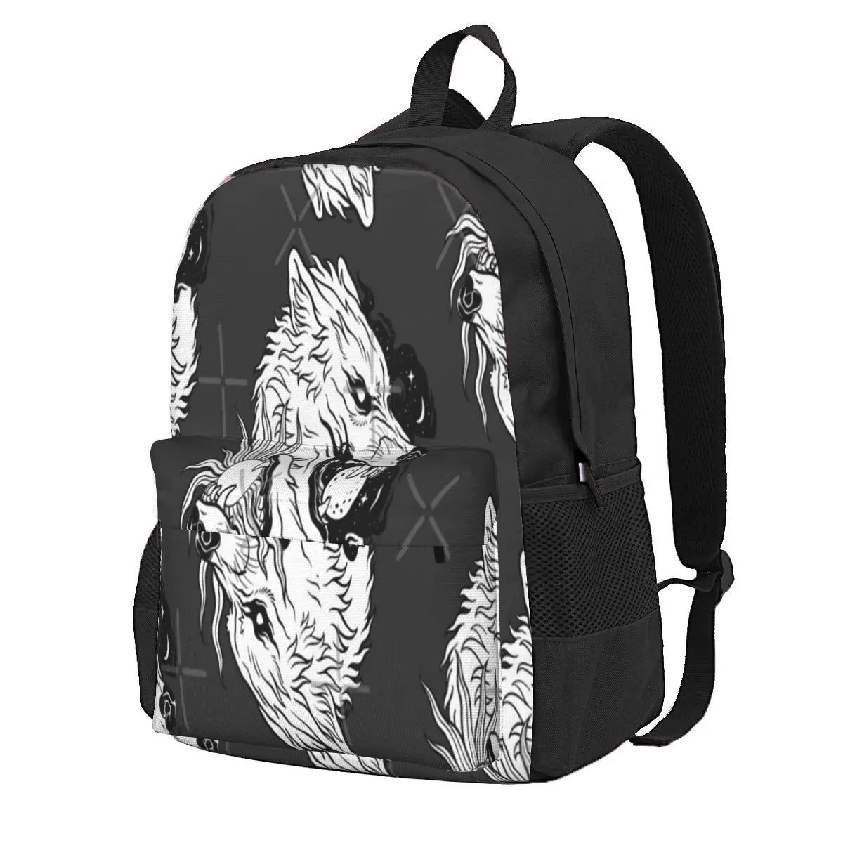 Skll And Hati Backpacks Men's Women's Kpop Bags For Girls