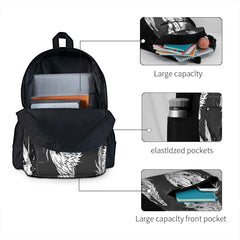 Skll And Hati Backpacks Men's Women's Kpop Bags For Girls