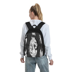Skll And Hati Backpacks Men's Women's Kpop Bags For Girls