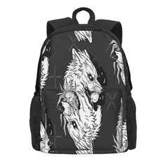 Skll And Hati Backpacks Men's Women's Kpop Bags For Girls