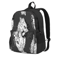 Skll And Hati Backpacks Men's Women's Kpop Bags For Girls
