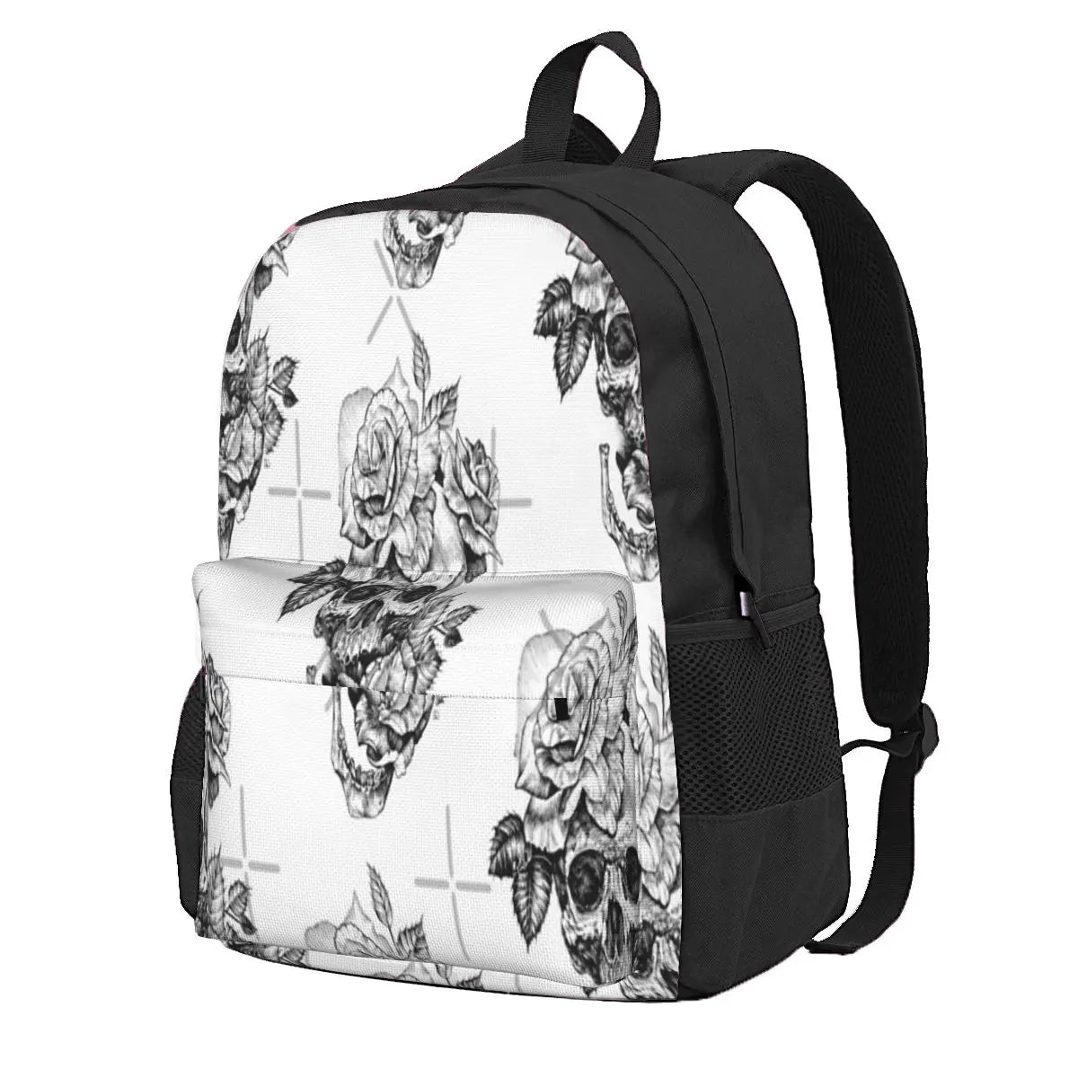 Skull And Roses Backpacks Men's Backpacks Bags For Women