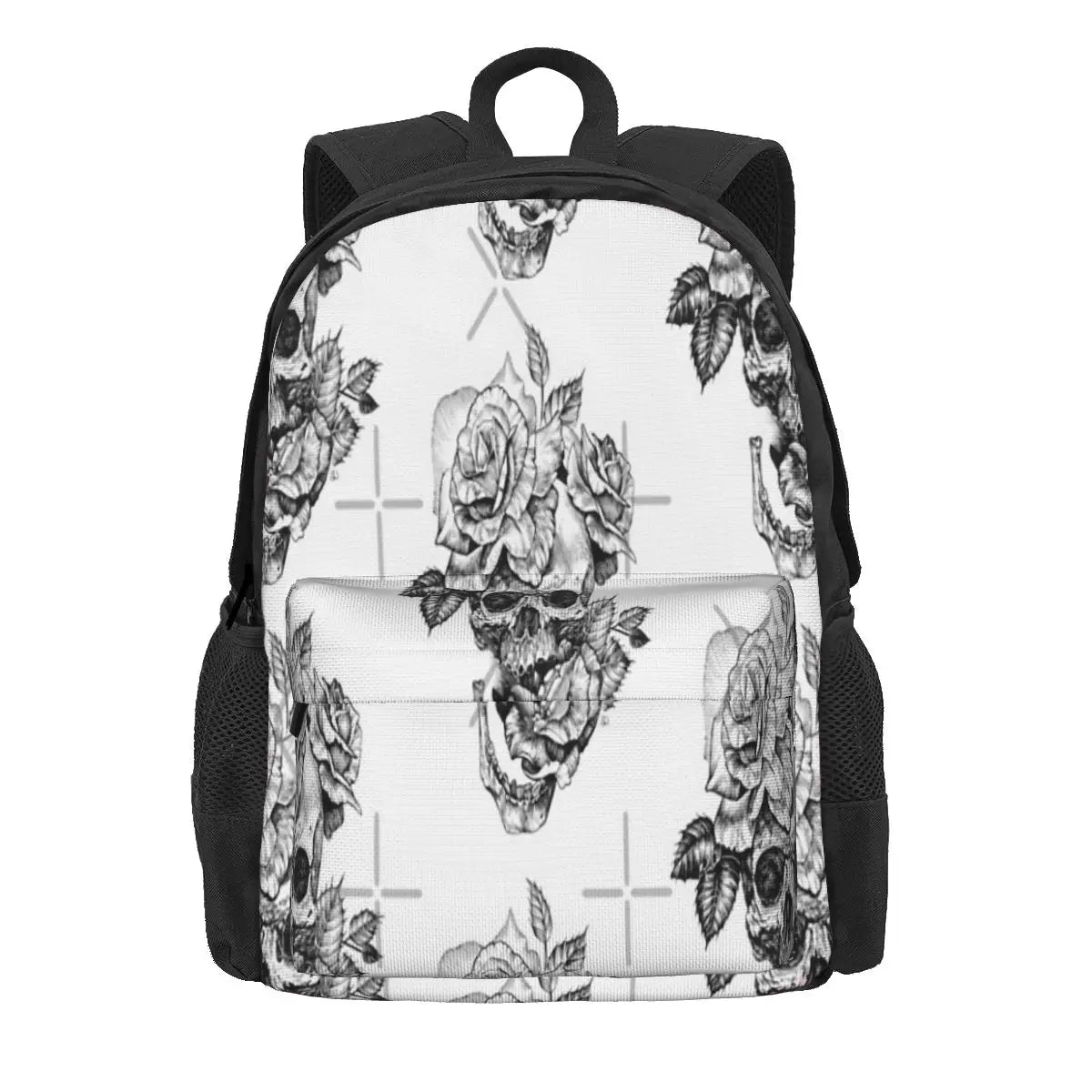 Skull And Roses Backpacks Men's Backpacks Bags For Women