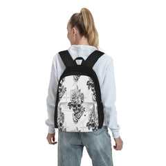 Skull And Roses Backpacks Men's Backpacks Bags For Women