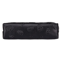 Skull Leather Makeup Bag Purse Organizer Travel Pouch PU Cosmetic Bag