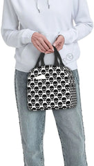 Skull Lunch Bags for Women Boy Girl Reusable Insulated Lunch Box