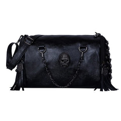 Skull Chain Handbags Tassel Rivet Women Bag Vintage Shoulder Bag